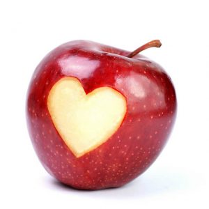 Apple With Heart Shape